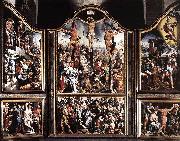 Maarten van Heemskerck Triptych oil painting